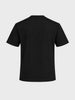 Men's Black Relaxed Fit Printed Casual T-Shirt