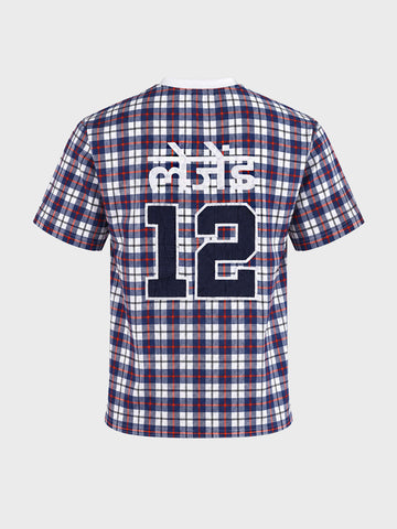 Men's White Relaxed Fit Embroidered Casual T-Shirt
