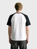 Men's White Relaxed Fit Printed Casual T-Shirt