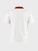 Men's Off White Relaxed Fit Embroidered Casual Polo T-Shirt
