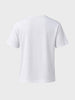 Men's White Relaxed Fit Embroidered Casual T-Shirt
