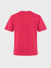 Men's Red Relaxed Fit Graphic Printed Casual T-Shirt