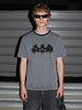 Men's Grey Relaxed Fit Character Printed Casual T-Shirt