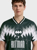 Men's Green Relaxed Fit Graphic Printed Casual T-Shirt