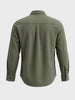 Men's Olive Regular Fit Solid Casual Shirt
