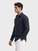 Men's Black Regular Fit Solid Casual Shirt