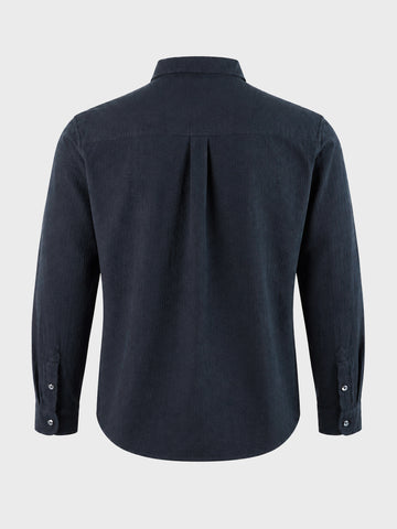 Men's Black Regular Fit Solid Casual Shirt