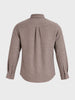 Men's Khaki Slim Fit Solid Casual Shirt