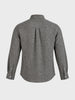 Men's Grey Slim Fit Solid Casual Shirt