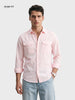 Men's Pink Slim Fit Striped Casual Shirt
