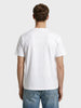 Men's White Slim Fit Solid Casual T-Shirt