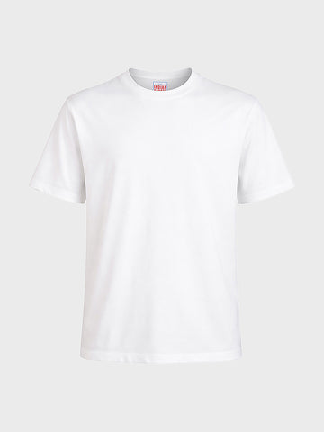 Men's White Slim Fit Solid Casual T-Shirt