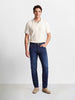 Men's Blue Slim Fit Solid Casual Jeans