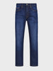 Men's Blue Slim Fit Solid Casual Jeans