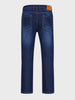 Men's Blue Slim Fit Solid Casual Jeans