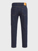 Men's Navy Blue Slim Fit Solid Casual Jeans