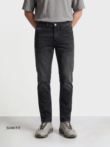 Men's Black Slim Fit Solid Casual Shorts