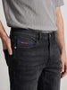Men's Black Slim Fit Solid Casual Shorts