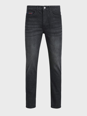 Men's Black Slim Fit Solid Casual Shorts