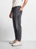 Men's Grey Slim Fit Solid Casual Jeans