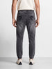 Men's Grey Slim Fit Solid Casual Jeans
