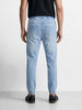 Men's Blue Slim Fit Solid Casual Jeans