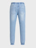 Men's Blue Slim Fit Solid Casual Jeans