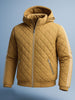 Men's Brown Slim Fit Solid Casual Jacket