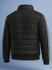 Men's Black Slim Fit Solid Casual Jacket