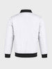 Men's White Slim Fit Solid Casual Jacket