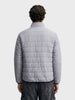 Men's Grey Slim Fit Solid Casual Jacket
