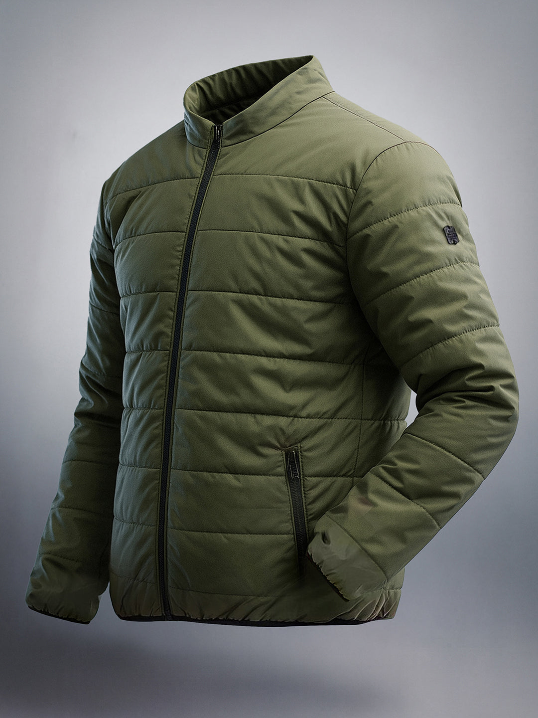 Men's Brown Regular Fit Solid Casual Jacket