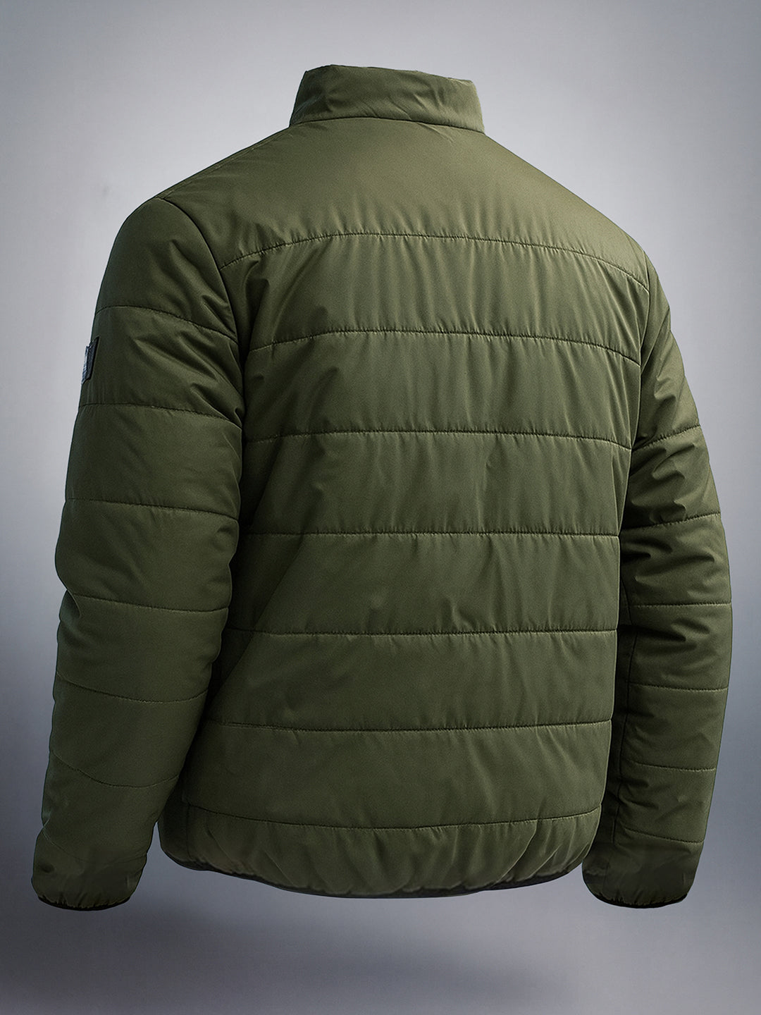 Men's Brown Regular Fit Solid Casual Jacket