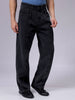 Men's Blue Wide Leg Fit Utility Jeans