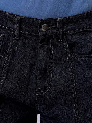 Men's Blue Wide Leg Fit Utility Jeans