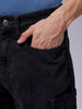 Men's Blue Wide Leg Fit Utility Jeans
