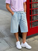 Men's Blue Loose Fit Solid Casual Jeans
