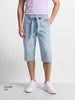 Men's Blue Loose Fit Solid Casual Jeans