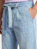 Men's Blue Loose Fit Solid Casual Jeans