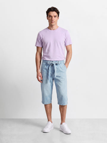 Men's Blue Loose Fit Solid Casual Jeans
