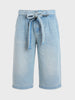 Men's Blue Loose Fit Solid Casual Jeans
