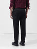 Men Regular Fit Black Trousers