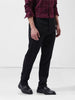 Men Regular Fit Black Trousers