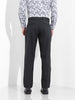 Men Regular Fit Navy Blue Trousers