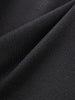Men's Black Regular Fit Solid Formal Trouser