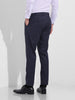 Men's Midnight Navy Slim Fit Solid Formal Trouser
