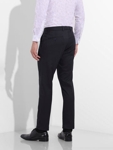 Men Slim Fit Grey Trousers