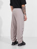 Men's Grey Baggy Fit Solid Utility Trousers