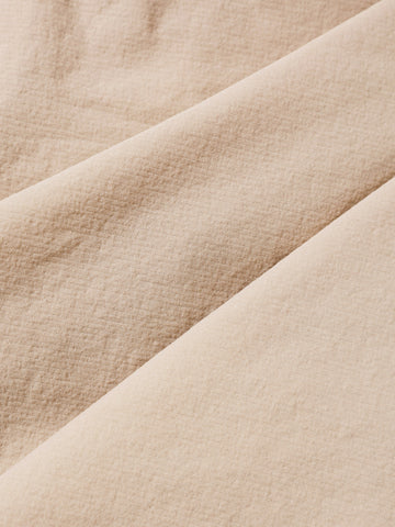 Men's Beige Baggy Fit Solid Utility Trousers