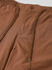 Men's Brown Baggy Fit Solid Utility Trousers